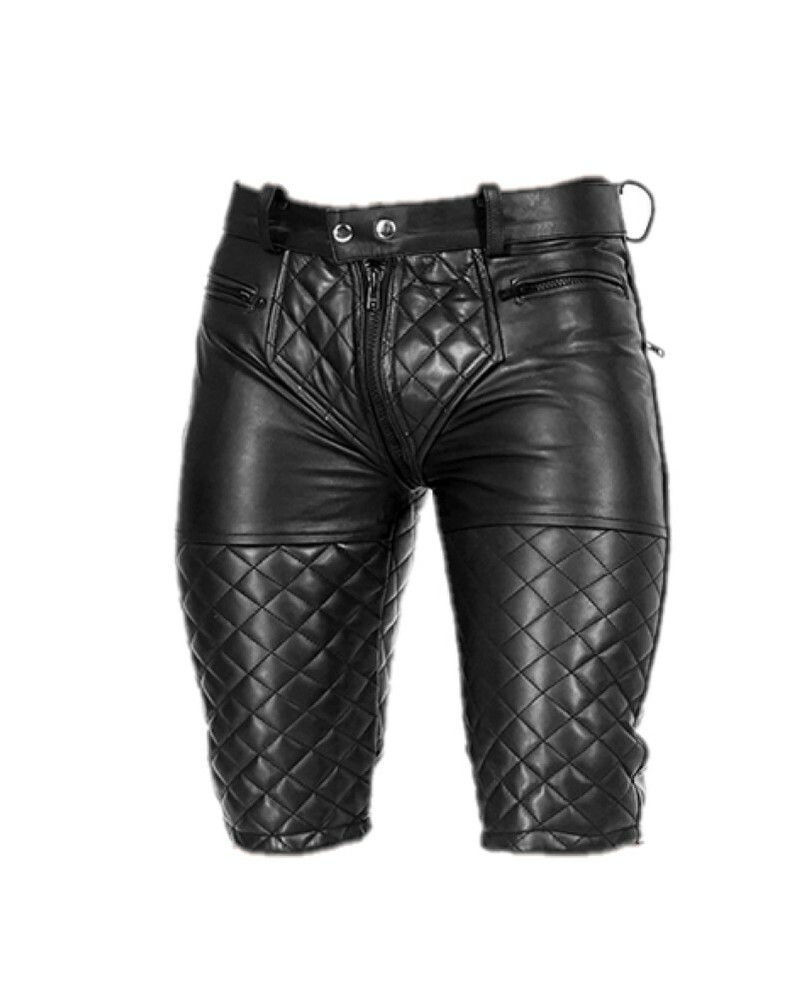 Mens Leather shorts Pure Leather