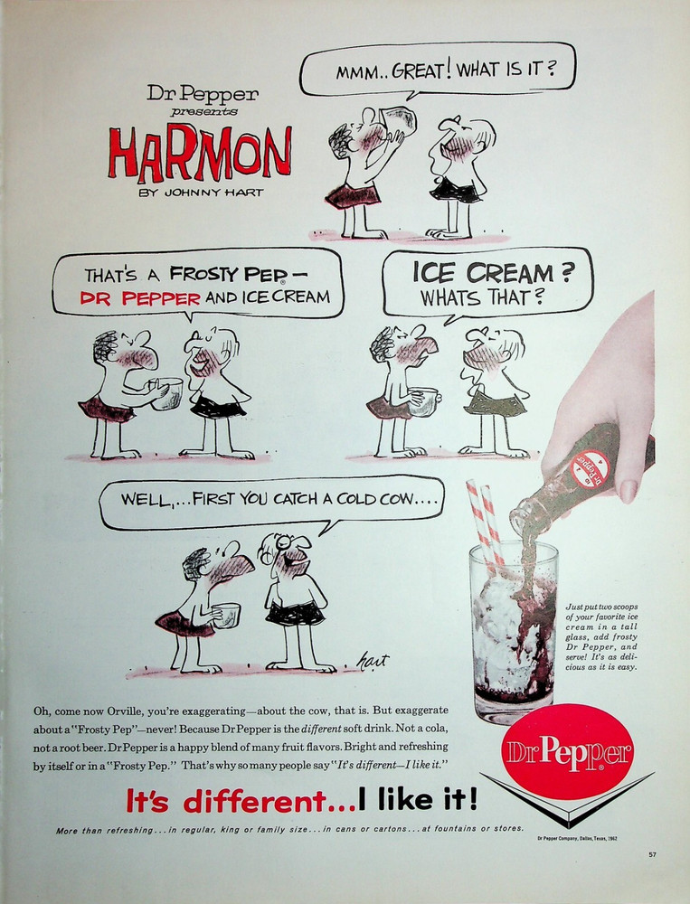 Original Dr Pepper AD: It's different...I like it!