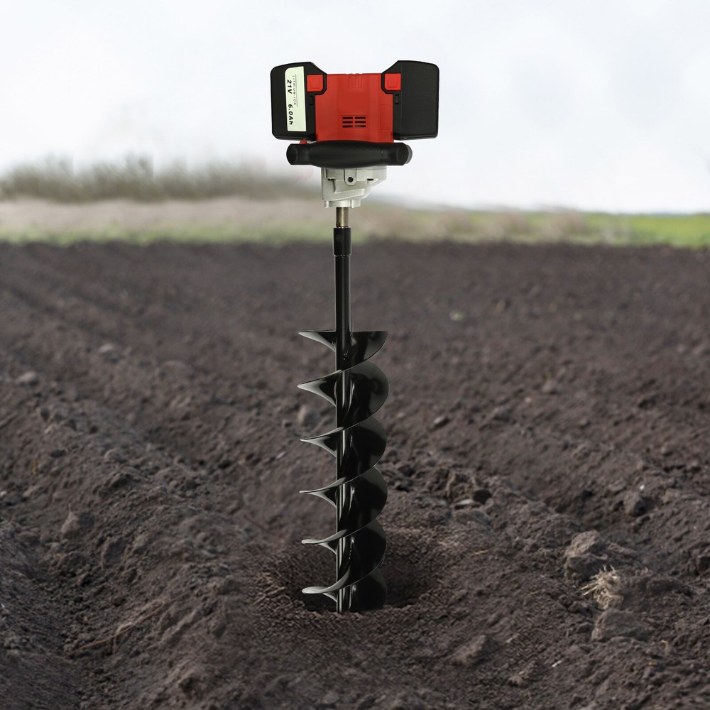 Home Construction 2000w Electric Post Hole Digger W/ 6" Bit Auger Digging Drill
