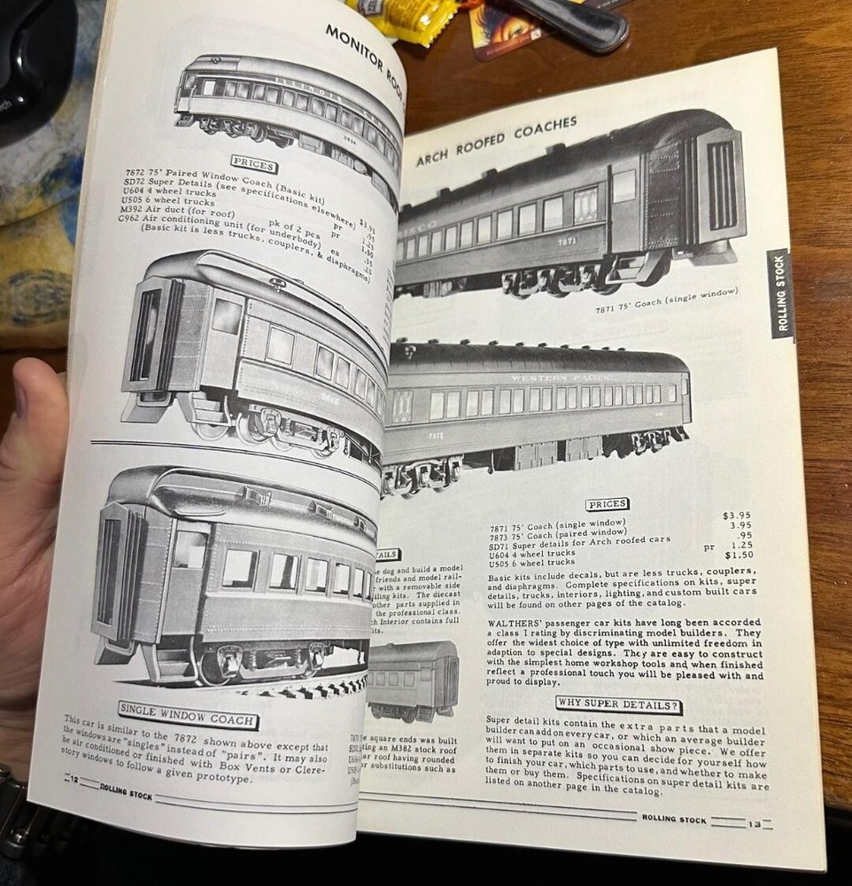 Walthers 1963 Edition Model Railroad Reference Book Catalog HO Scale