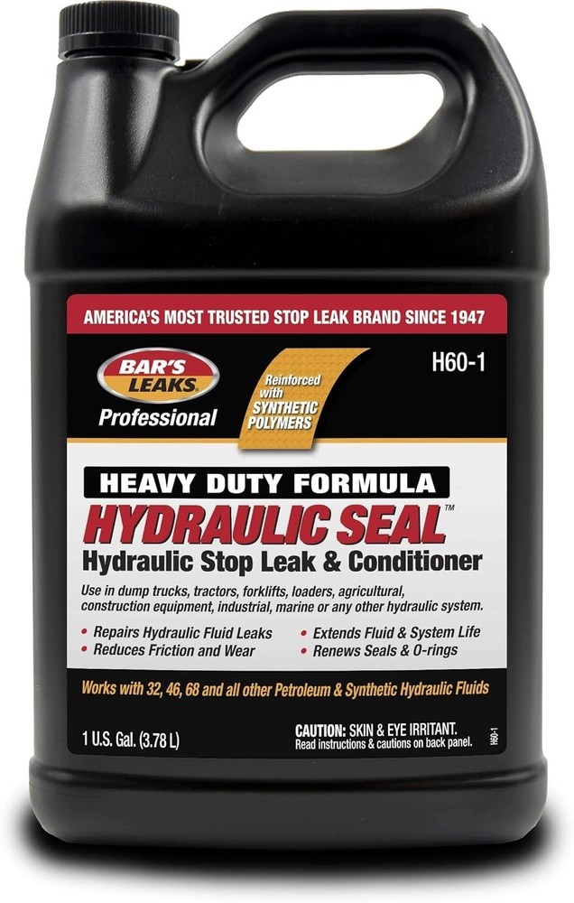 128 Fluid Ounces H60-1 Hydraulic System Stop Leak with Seal Conditioning