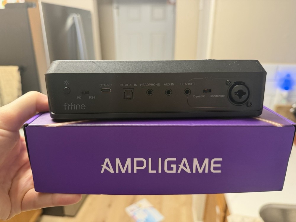 Fifine Ampligame SC8 USB Gaming Audio Interface