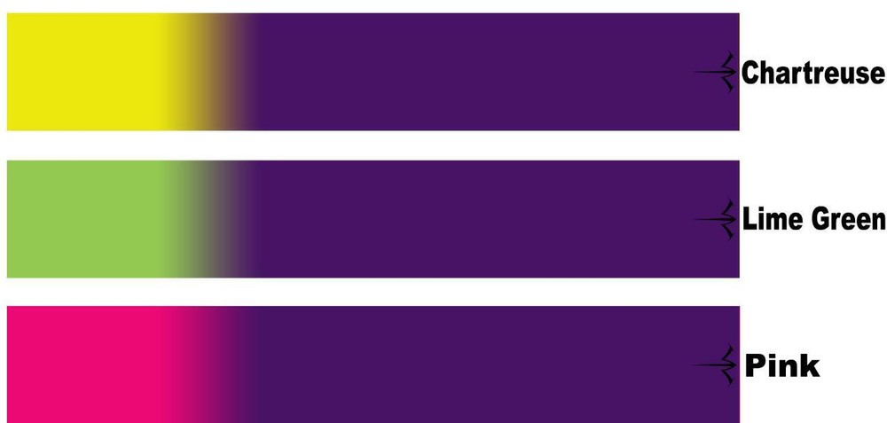 White Water Archery Purple Fade Solid 3 Arrow Wraps 15 Pc Pack Multiple Colors