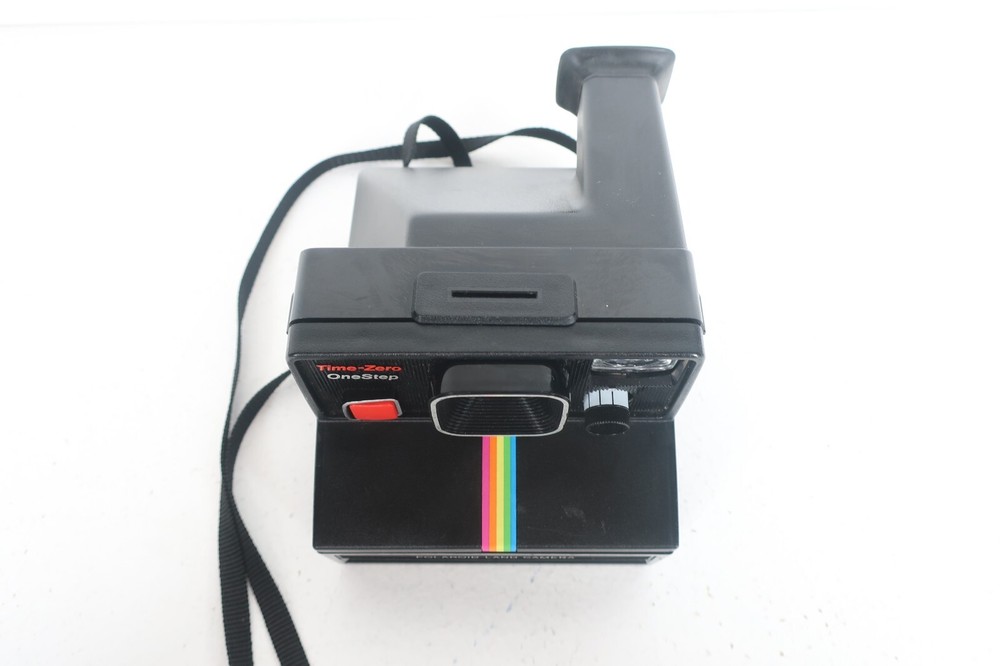 Vintage Polaroid Time Zero One Step Instant Land Camera UNTESTED With Strap