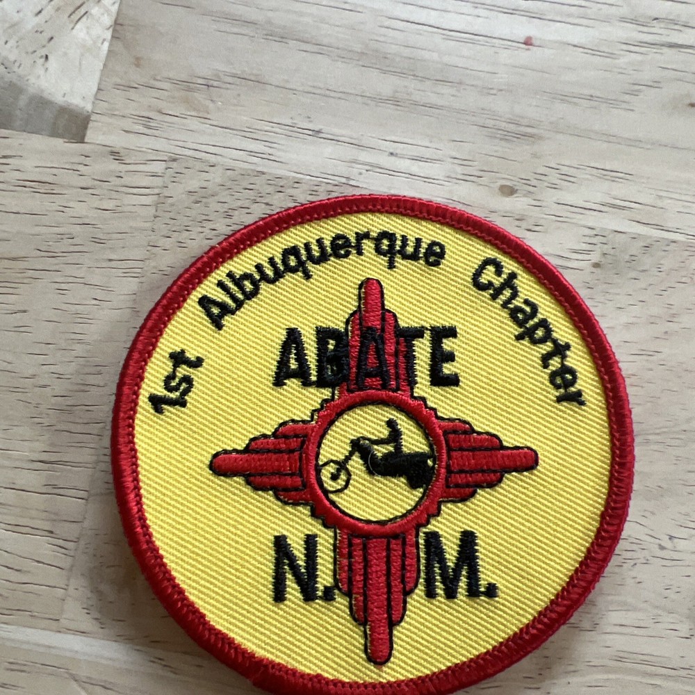 Vintage 1st Albuquerque Chapter Abate N.M. Patch