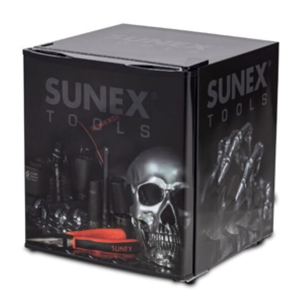 Sunex Tools Skull  Mini Fridge Refrigerator Brand New!
