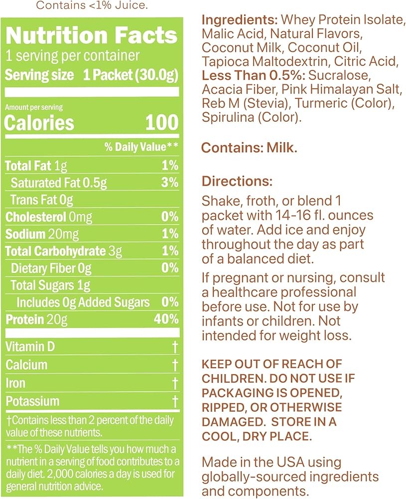 Oath Nutrit Clear Whey Isolate Protein Powder, Carel , plete