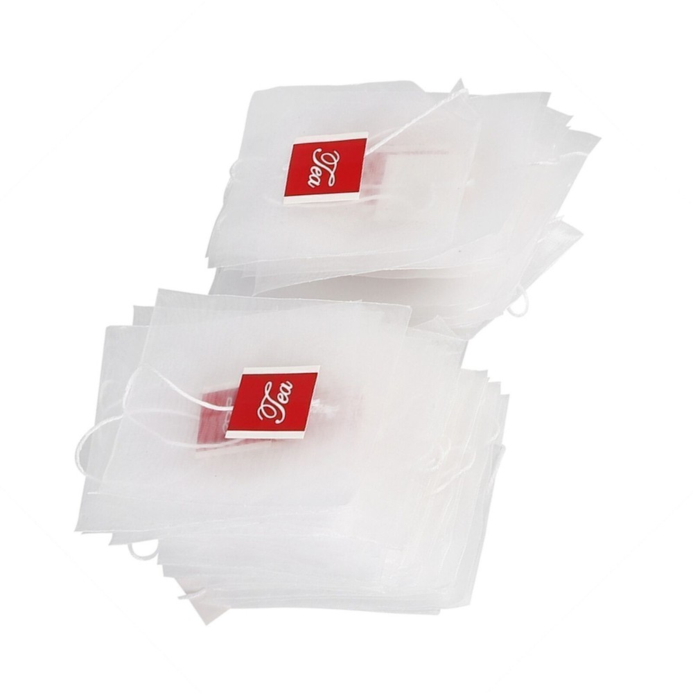100Pcs New Style Nylon Empty Tea Infuser Herb Spice Filter Strainer Bags