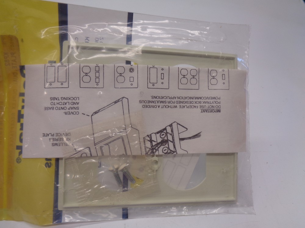 HUBBELL KP82 FACE PLATE NSMP