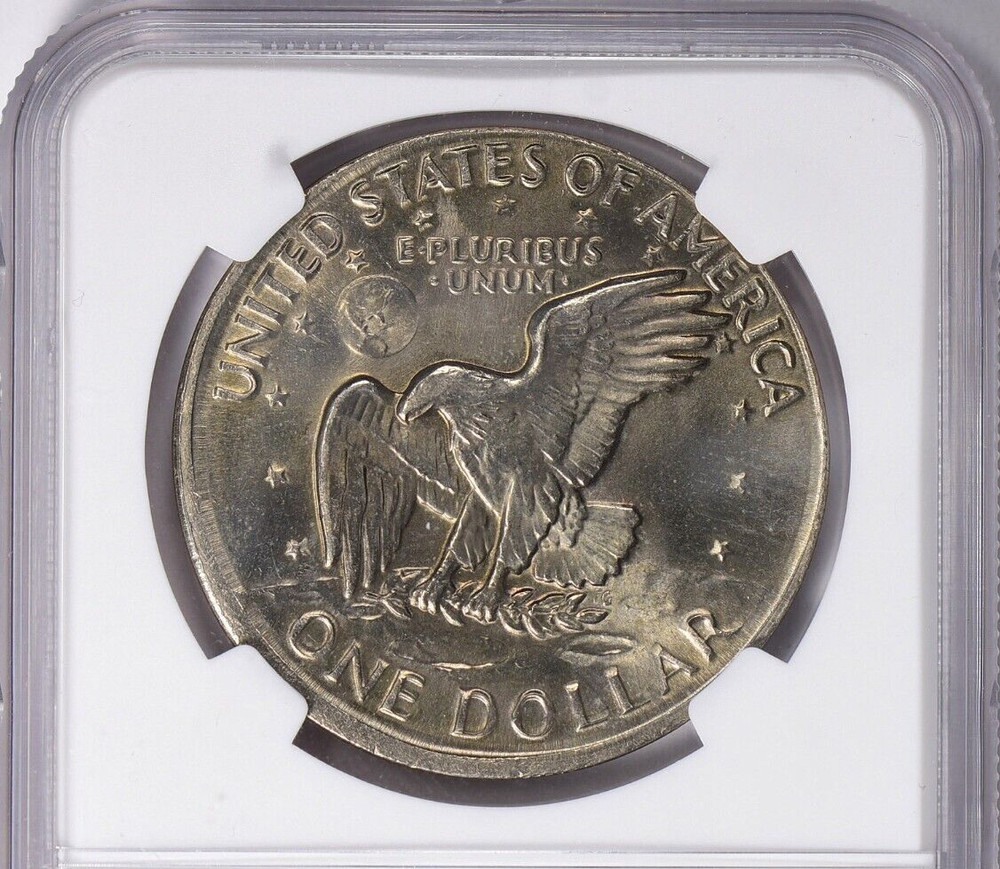 1978 Eisenhower Dollar IKE NGC MS-64 Struck Off Center Mint Error Coin