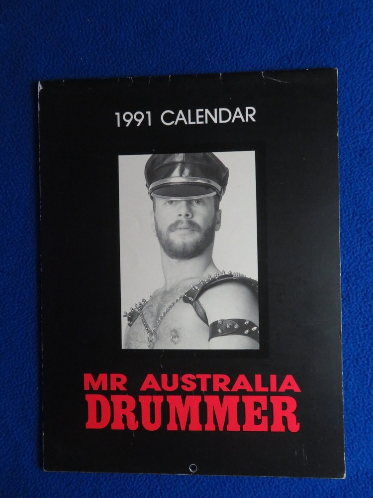 MR AUSTRALIA DRUMMER  1991  CALENDAR