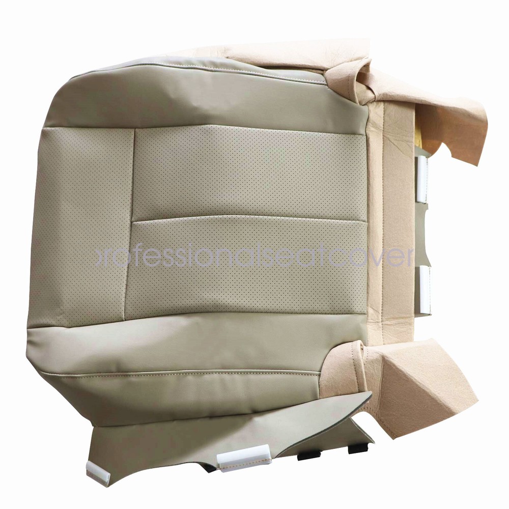 Driver Bottom Leather Seat Cover Camel Tan For 2007-2014 Ford Expedition
