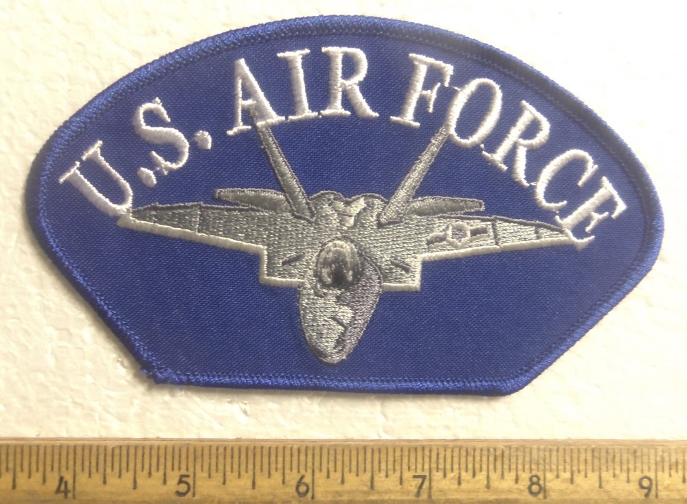 U. S. Air Force with Jet Embroidered Patch