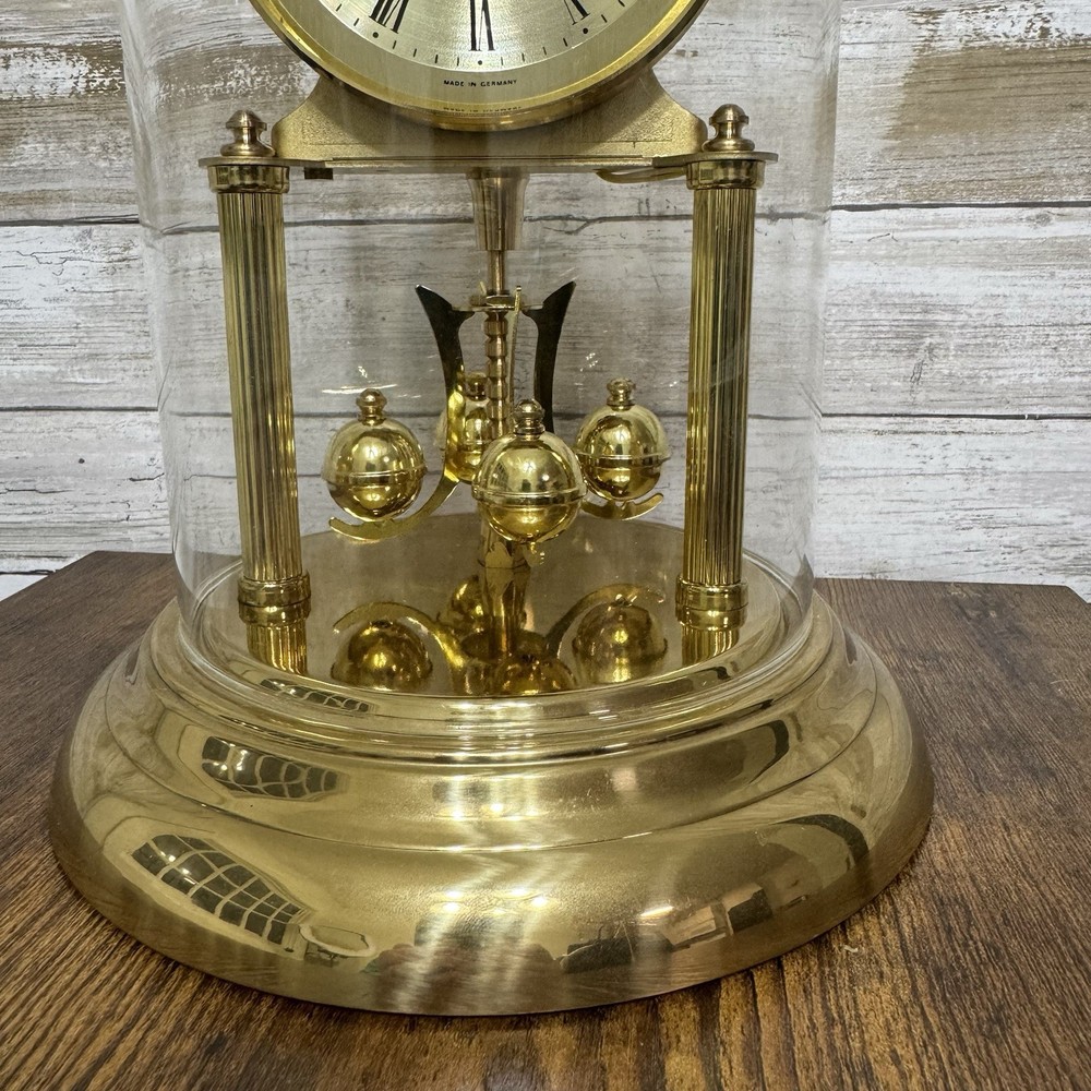 Vintage Angelus Anniversary Some Gold Tone Working Clock