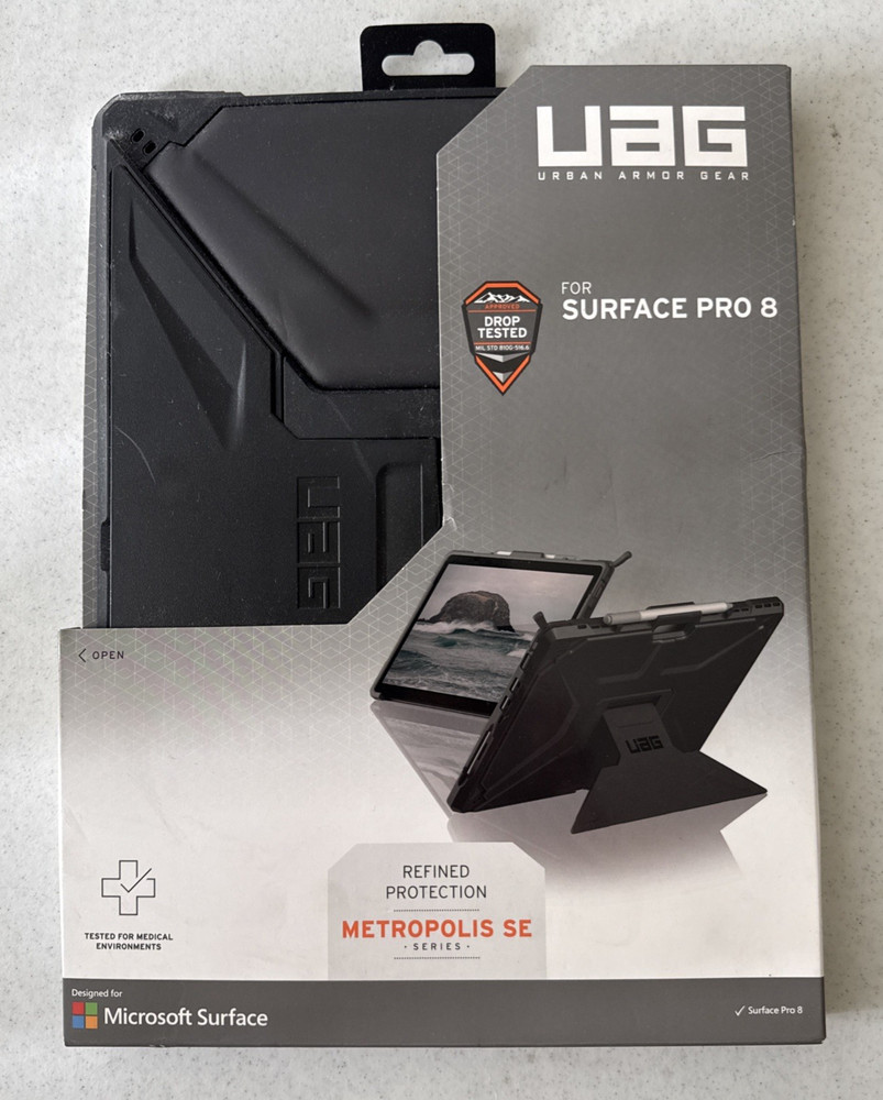UAG Microsoft Surface Pro 8 Metropolis Case SE Black