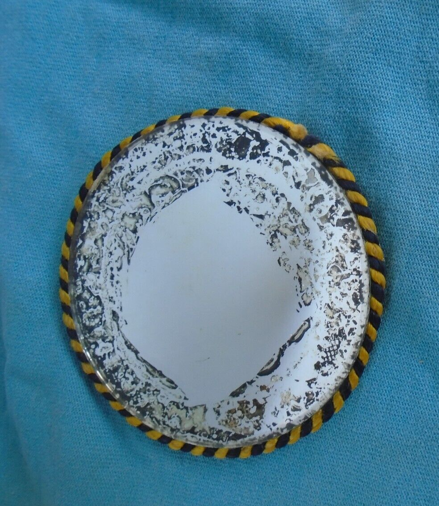 WWII sweet heart USA patch with mirror on back side