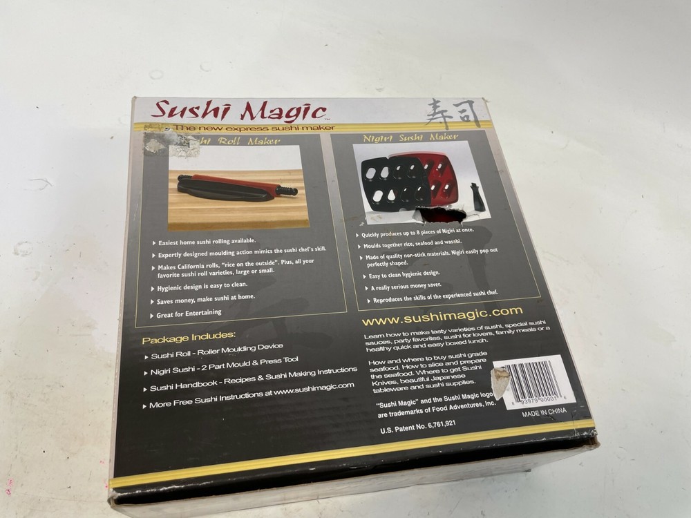 SUSHI MAGIC Hand Easy Auto Rolling Machine AS SEEN ON TV Express Kitchen Kit