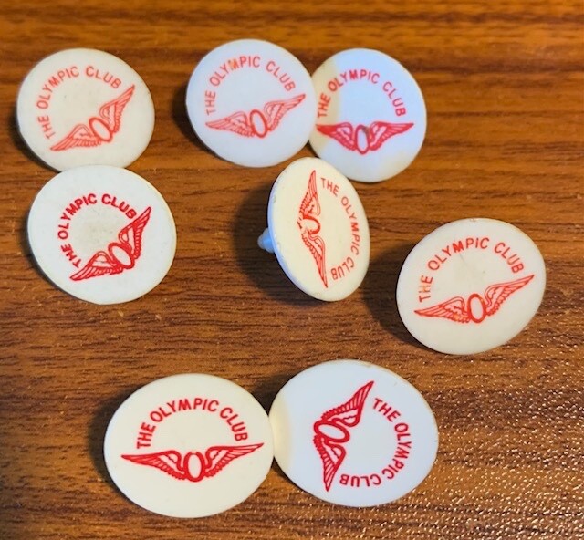 8 The Olympic Club Golf Divots Used