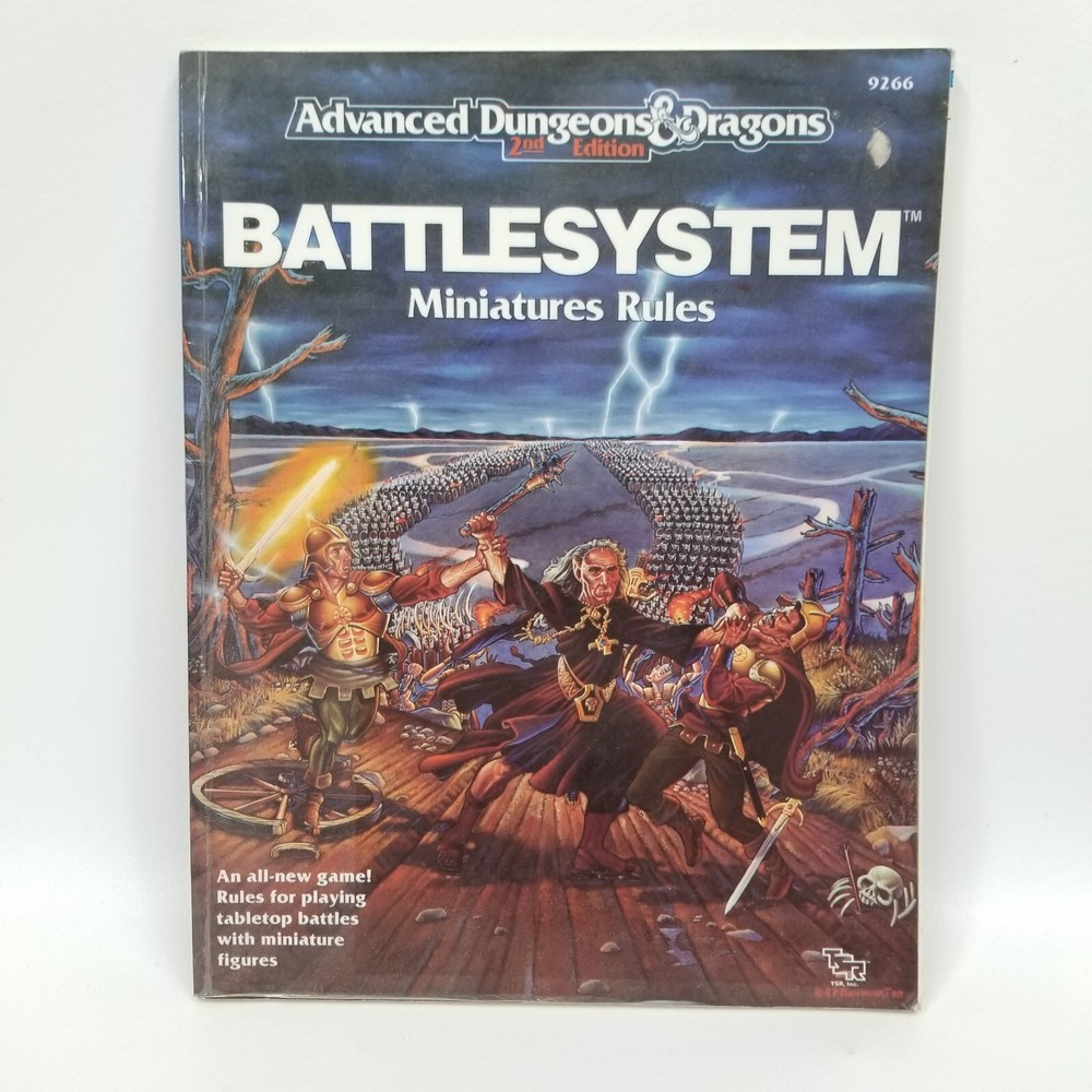 Advanced Dungeons & Dragons 2nd Edition - Battlesystem Miniatures Rules 9266 VG