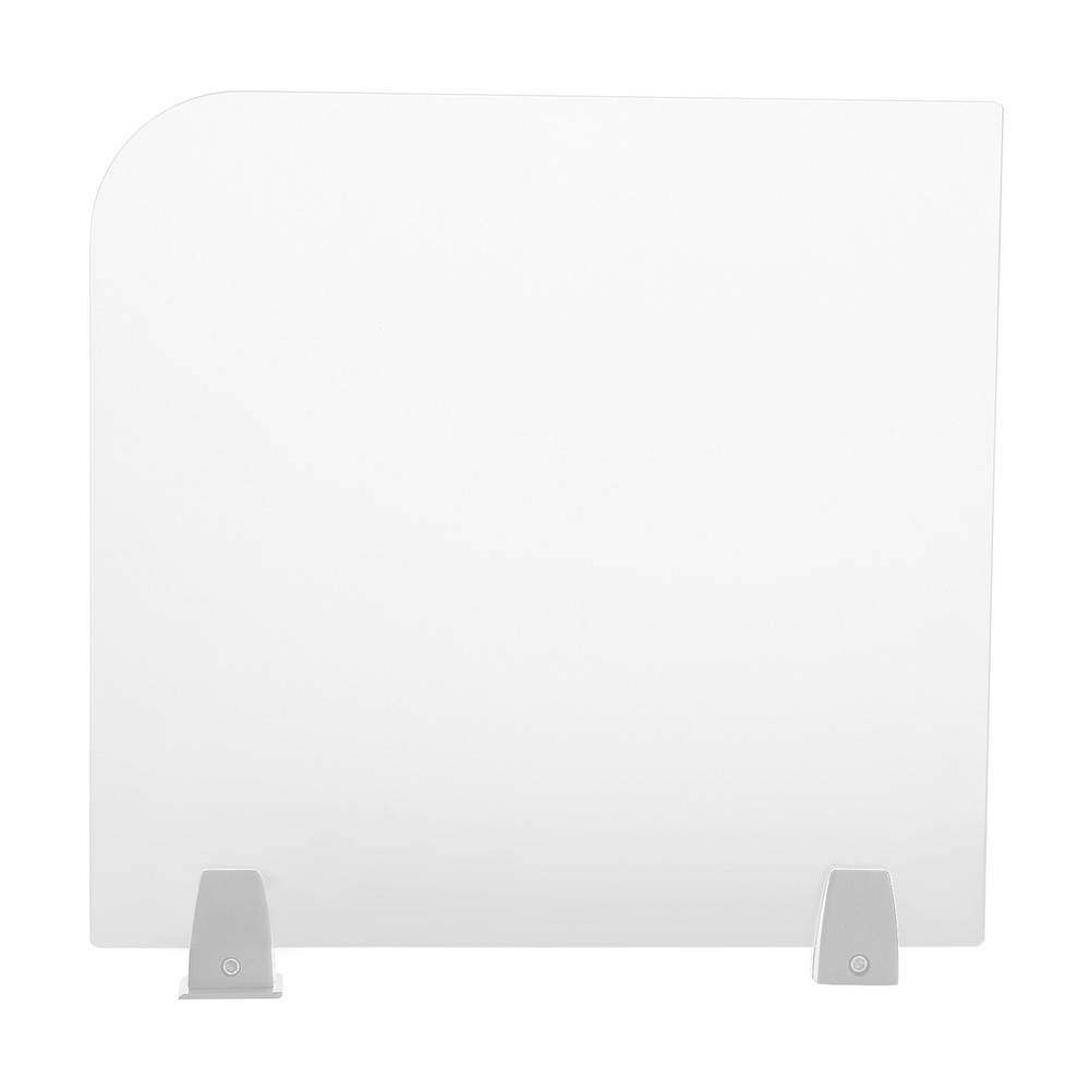 Rectangle Clamp-on Office Partition, Indoor Desk Divider, Desktop Privacy Panel