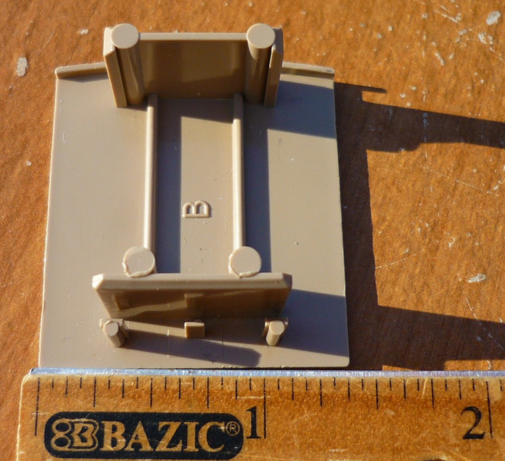 (3) Graber Bali Bottom Rail End Caps - Tan