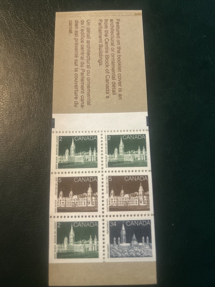 Canada - Booklet BK88a - 1985 - Peace Tower