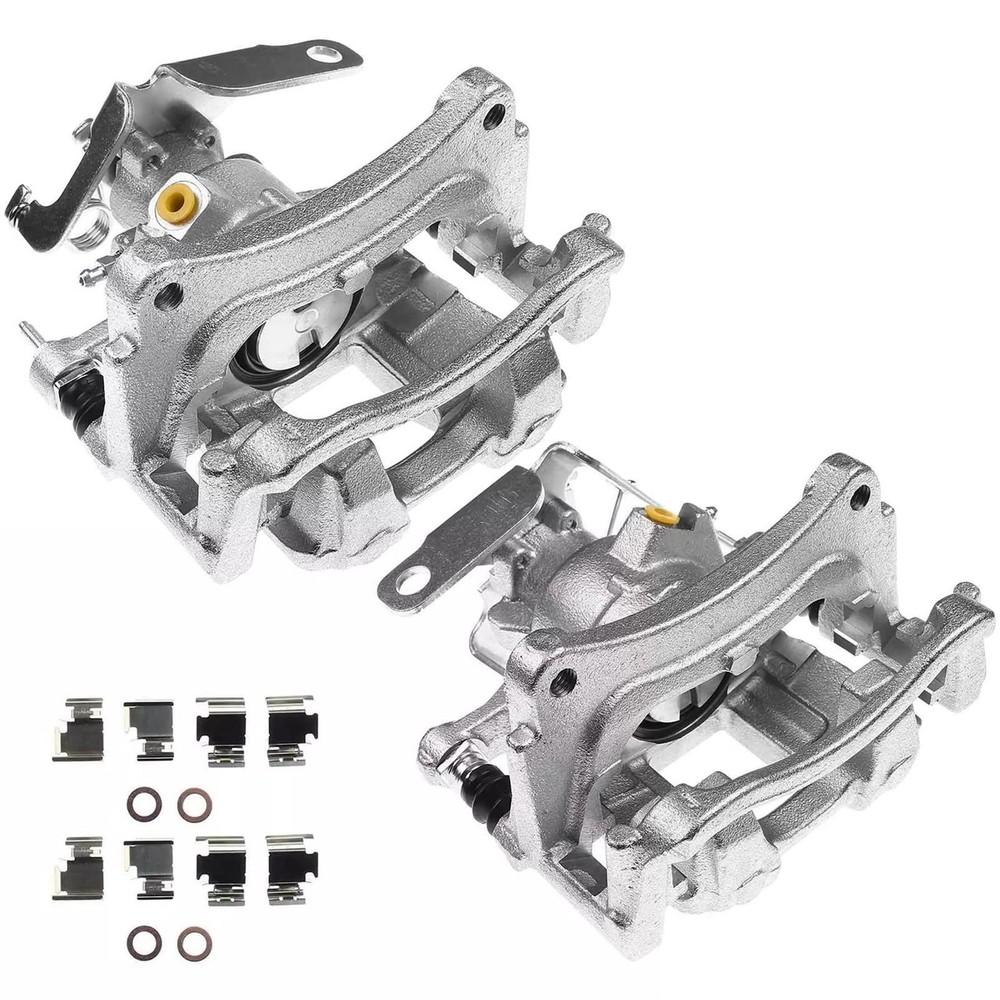 2Pcs Rear Disc Brake Calipers with Bracket Left Right for Transit 2015-2019