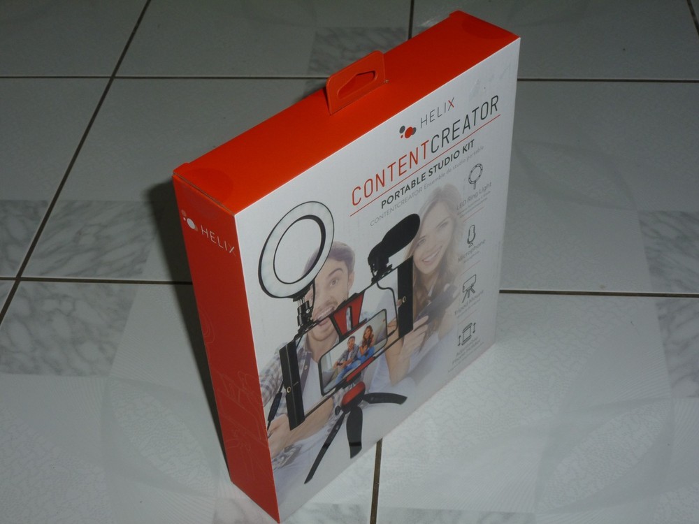 Helix Portable Studio Kit Content Creator Series (ETHSELFCC) Black - New!!