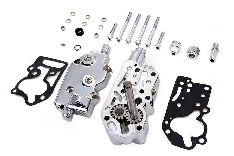 Chrome Oil Pump Assembly fits Harley Davidson