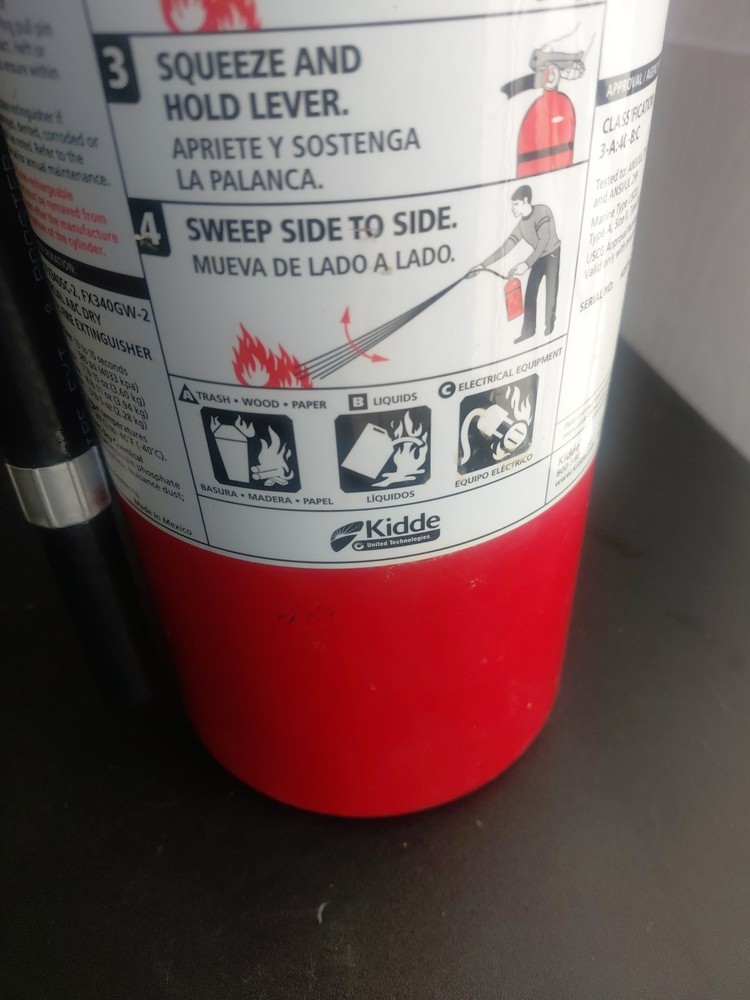 kidde fire extinguisher