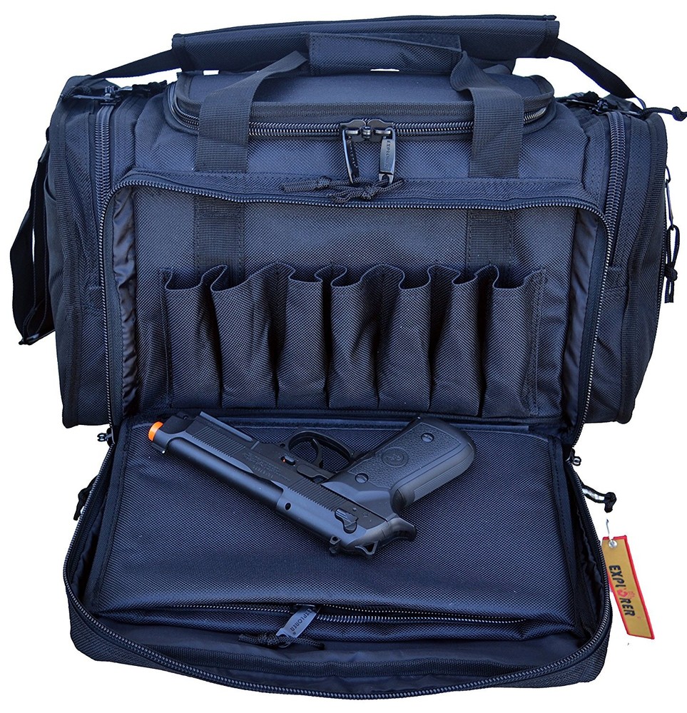 Explorer Tactical Range Ready Bag Gun Pistol Range Gear Bag