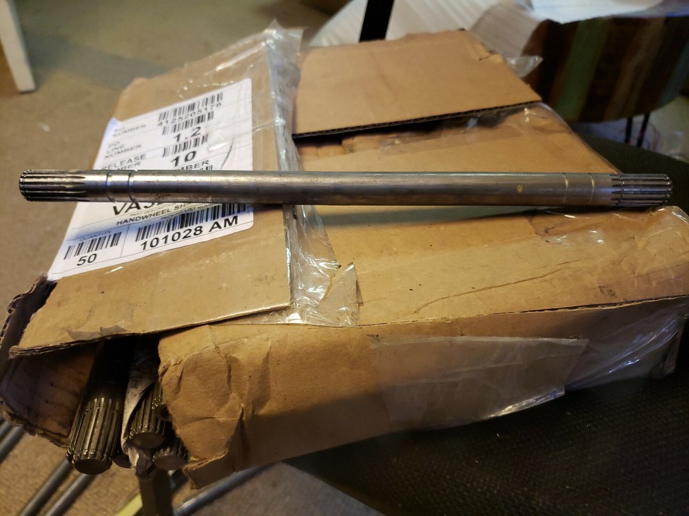 12" THREADED GEARED / TORQUE HANDWHEEL SHAFT VA32839