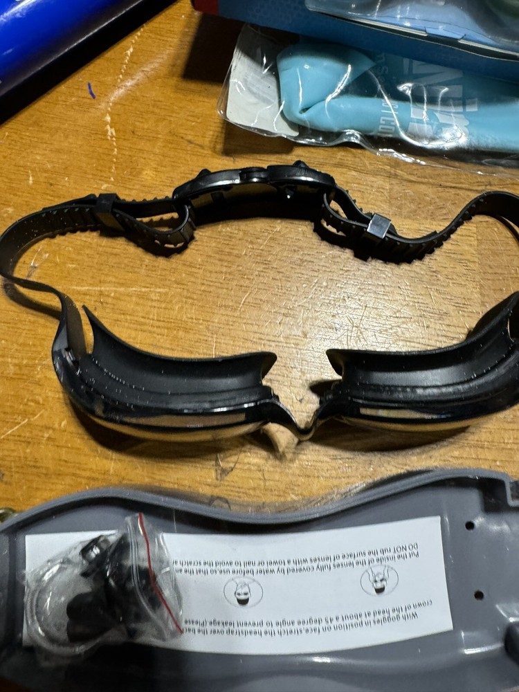 Swimming Goggles and Ear Plugs Combo