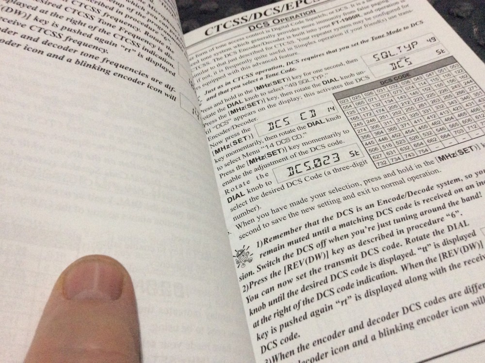 Yaesu FT-1900R Transceiver Instruction Manual Operating Guide