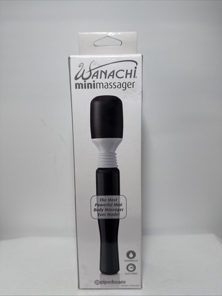 Mini Wanachi Massager Waterproof Black