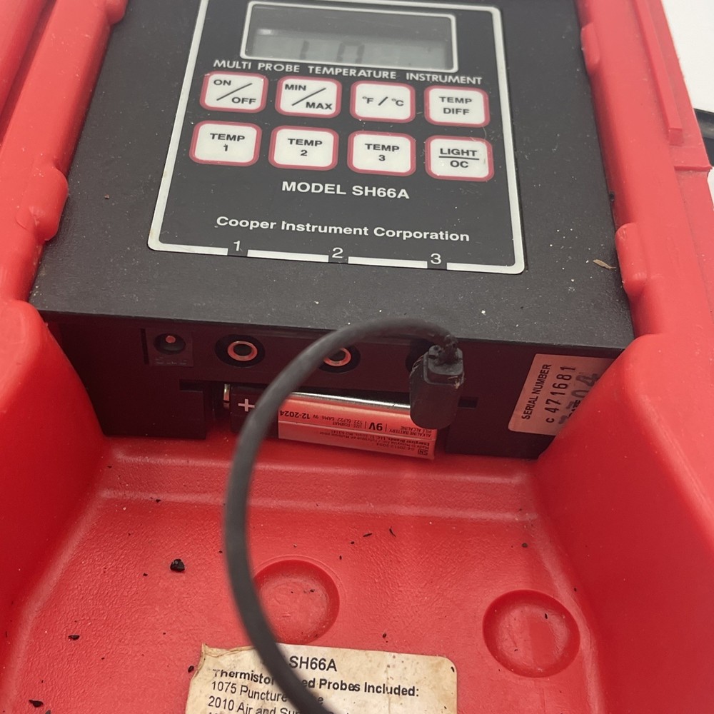 Cooper SH66A Digital Temperaturę Instrument Tested