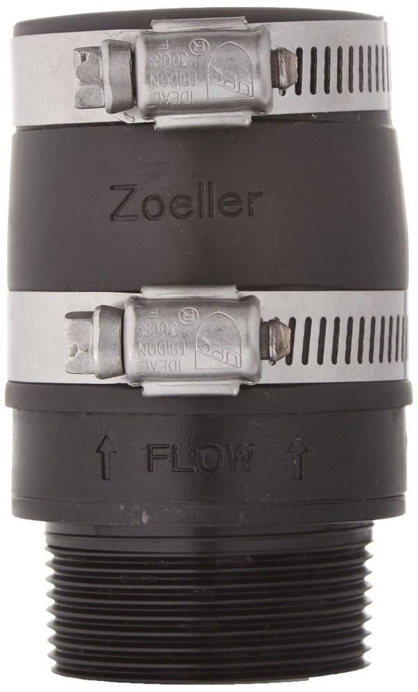 Zoeller 30-0238 Inline Check Valve, Small, Black