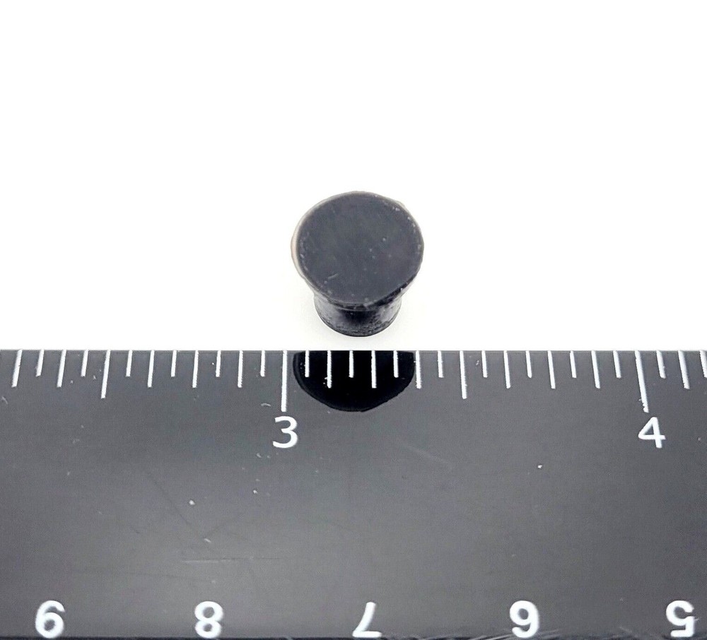 1/4" Silicon Rubber Drill Hole Plugs Push In Compression Stem 3/8" Top Flange