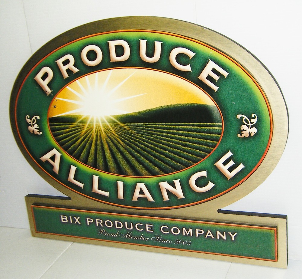 Solid Wood Produce Alliance Bix Produce Sign
