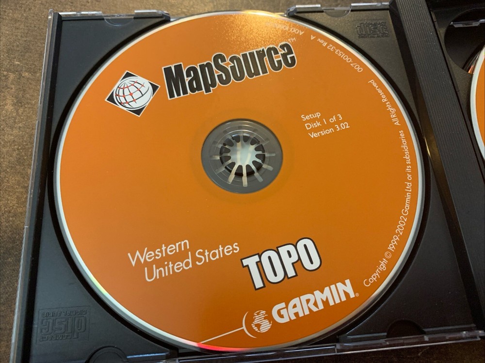 Garmin MapSource United States Topo 4 CD-ROM Set - Version 3.02