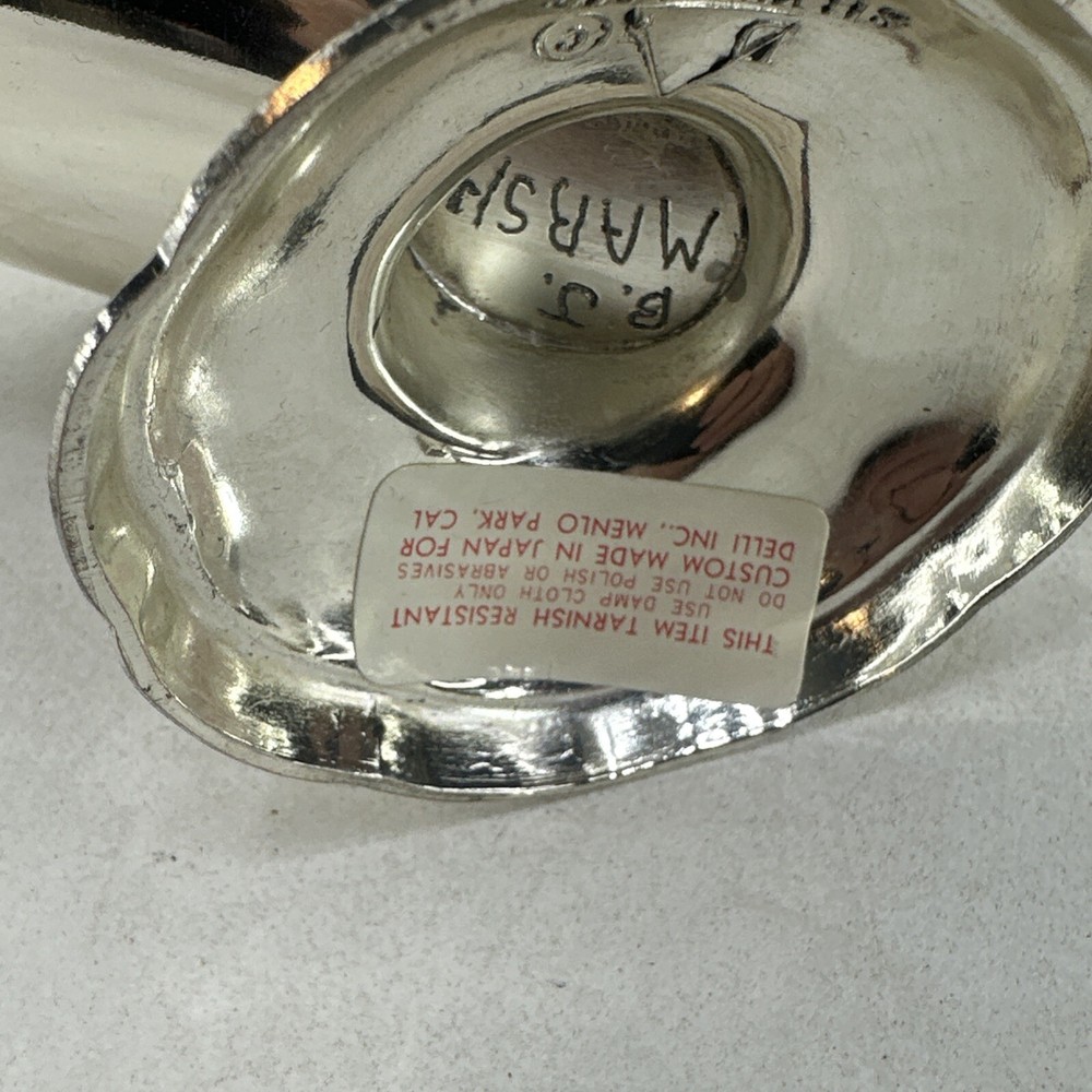 Vintage Silver Plated Sugar Scuttle Bowl Raised Floral Pattern With Spoon