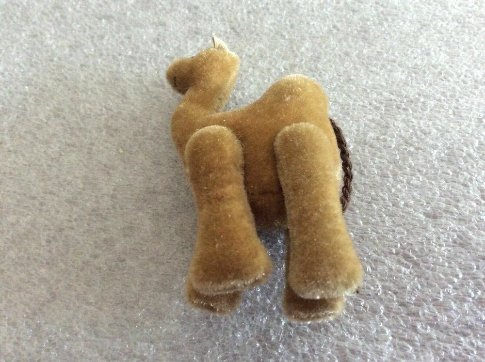 Hand Made Miniature Stuffed Jointed Camel