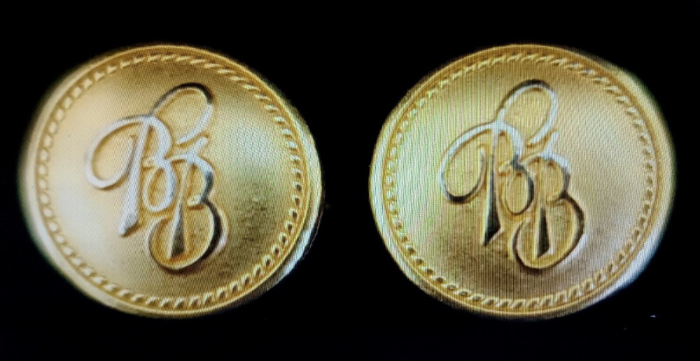 Brooks Brothers BB Cufflinks 15mm 1/2"