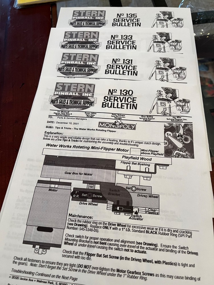 Monopoly Pinball Manual