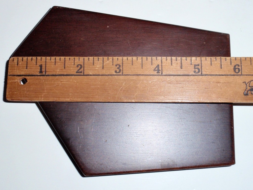 Vintage Wooden 5 Sided Display Stand Base, Unique!