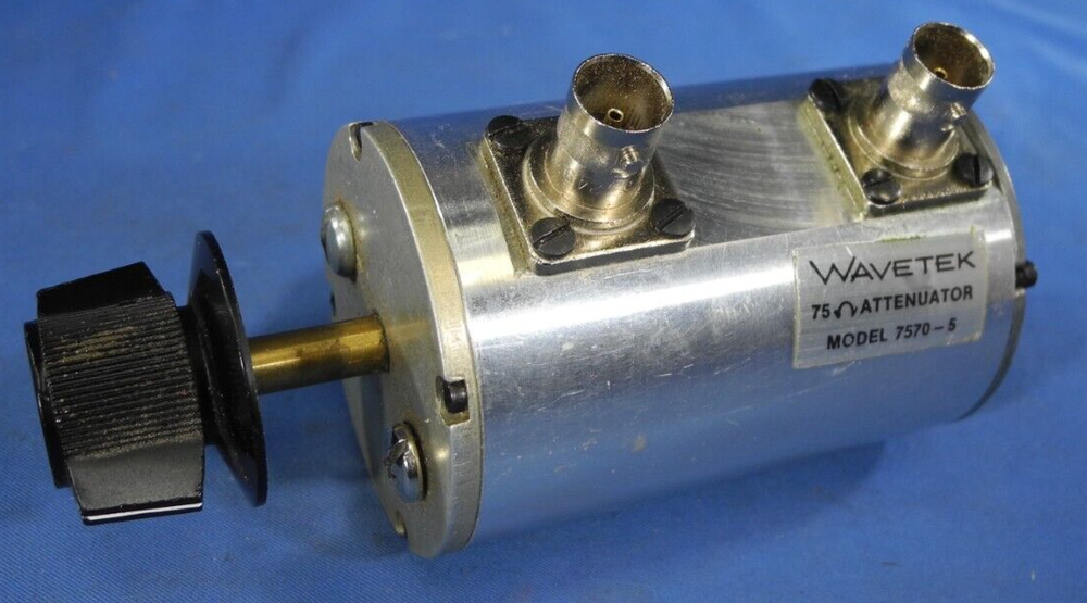 WAVETEK Model 7570-5 - 75 Ohm Step Attenuator (Free & Fast Shipping!)