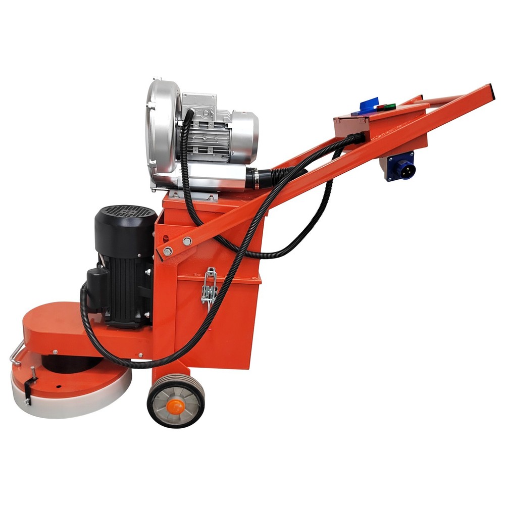 INTBUYING 220V Concrete Floor Grinder W/Triangular,Grind Plate Dust-free Working