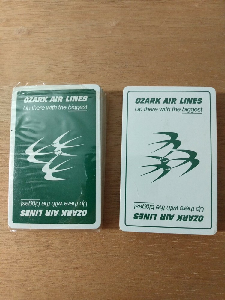 2 Decks Ozark Air Lines Swallows Playing Cards