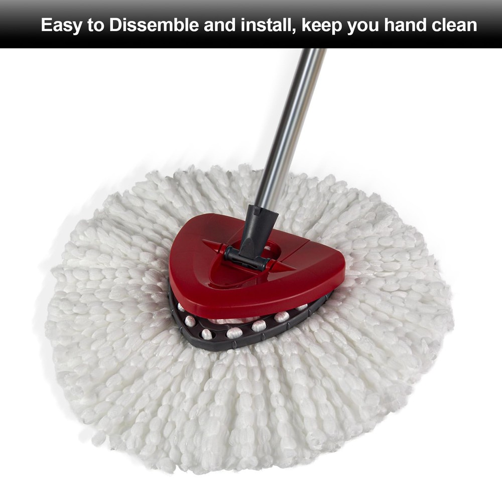 3 Pack Mop Replace Head, Refill Replacements Compatible for O Cedar Spin Mop,...