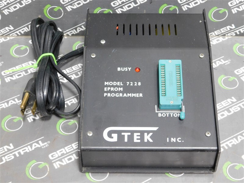 USED GTEK 7228 EPROM Programmer 120V 50/60 Hz .1 A